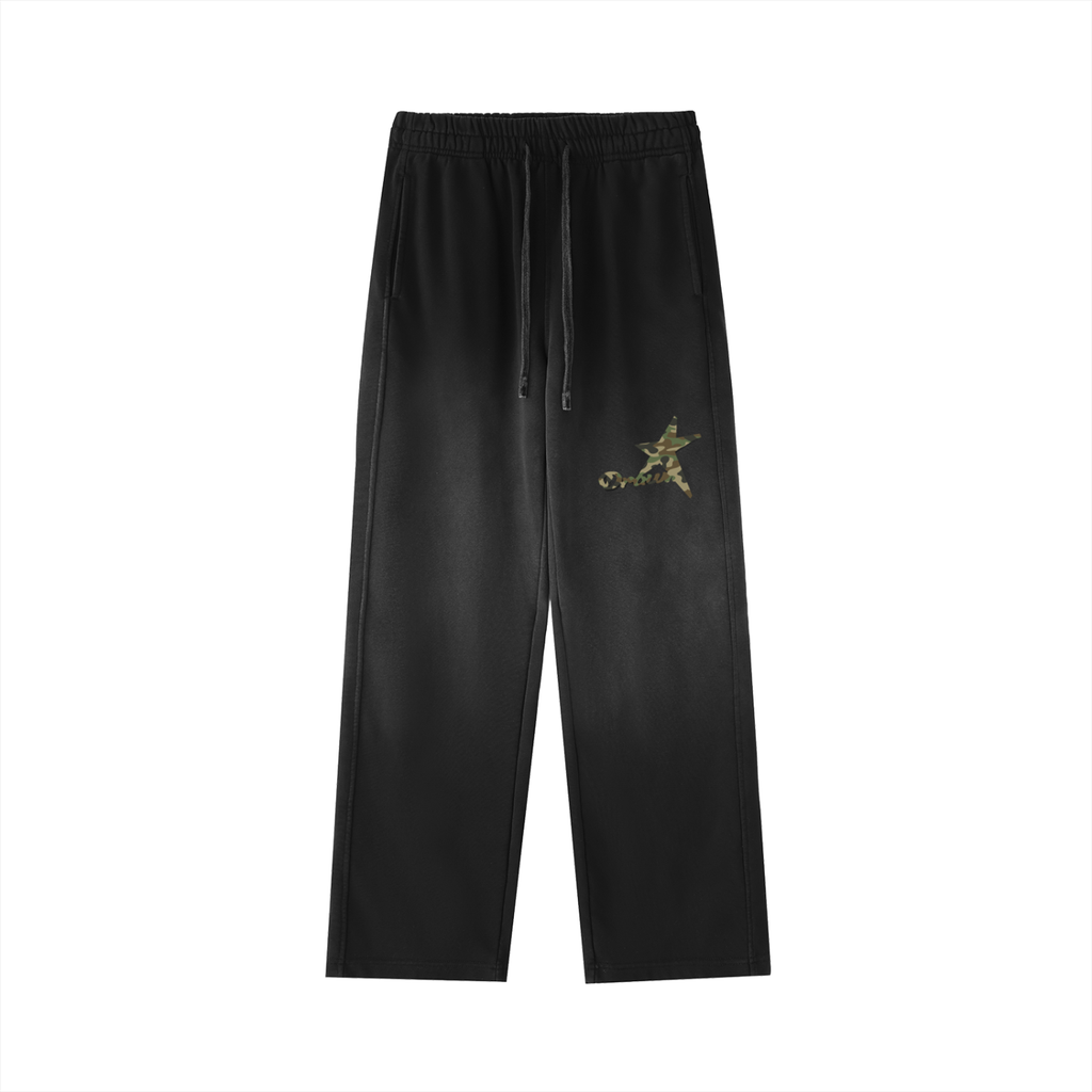 Camo Distressed Sweatpants